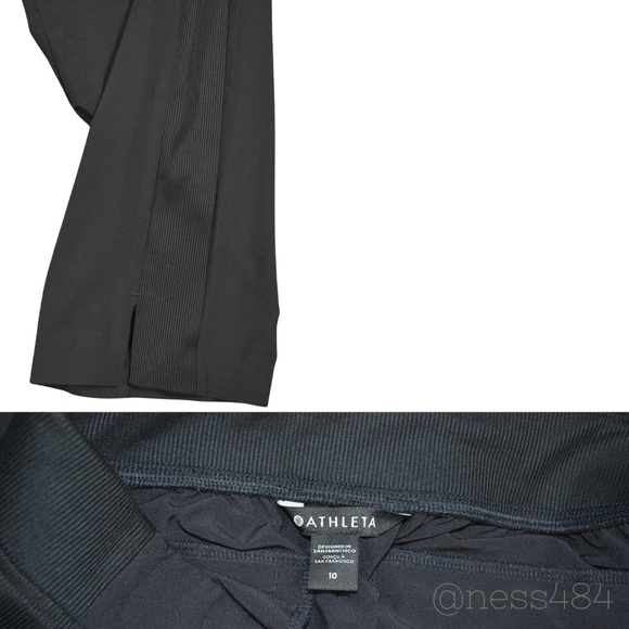 Women's Athleta Pants Size 10 Black - Picture 3 of 4